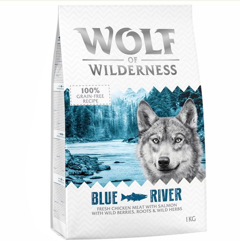 Wolf of Wilderness Adult "Blue River" - Salmon - Grain-free- 1 KG 1