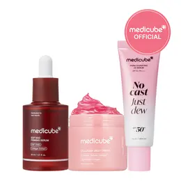 Glass Skin & SPF Routine Set | 3-Step Glow-Boosting Daily Skincare Routine | Hydrates, & Protects for Radiant Glass Skin | Lightweight, Dewy Finish & Broad Spectrum UV Protection | Korean Skincare, K-Beauty