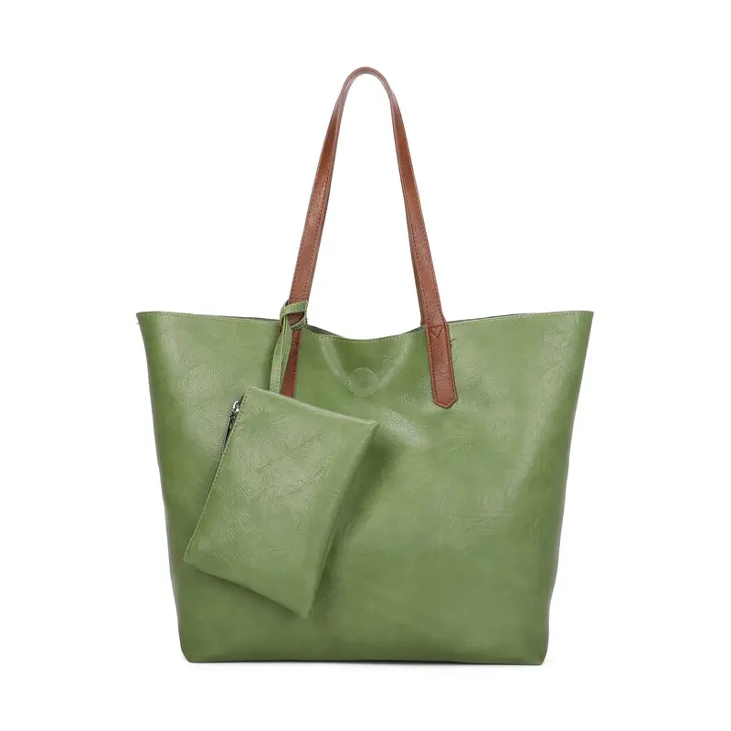 Large size 3 in 1 shoppers bag that comes with 1 large tote 1 medium size bag and 1 wallet 7