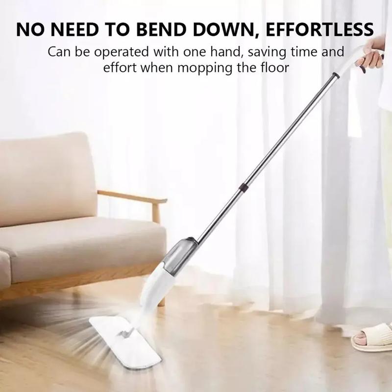 Product Introduction of White Spray Mop Microfibre Water Spraying Floor Cleaner Kitchen Tiles Marble New 3
