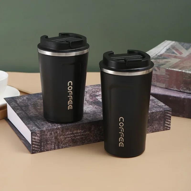 380/510ML Stainless Steel Thermal Mug Thermo for Coffee Water Bottle Leakproof Travel Drinkware Travel Thermal Mug 3