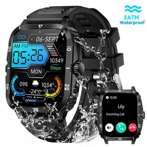 Multifunctional Smart Watch, Sports Smart Watch, Wireless Smart Watch with Call, Message Notification, Multiple Sports Modes, Suitable for Android & iPhone Phones, Wearable Durable Watch