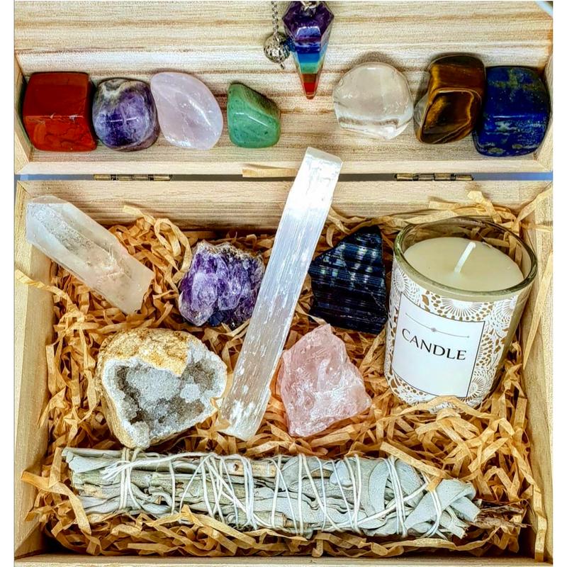 CRYSTAL HEALING CHAKRA GIFT BOX 1