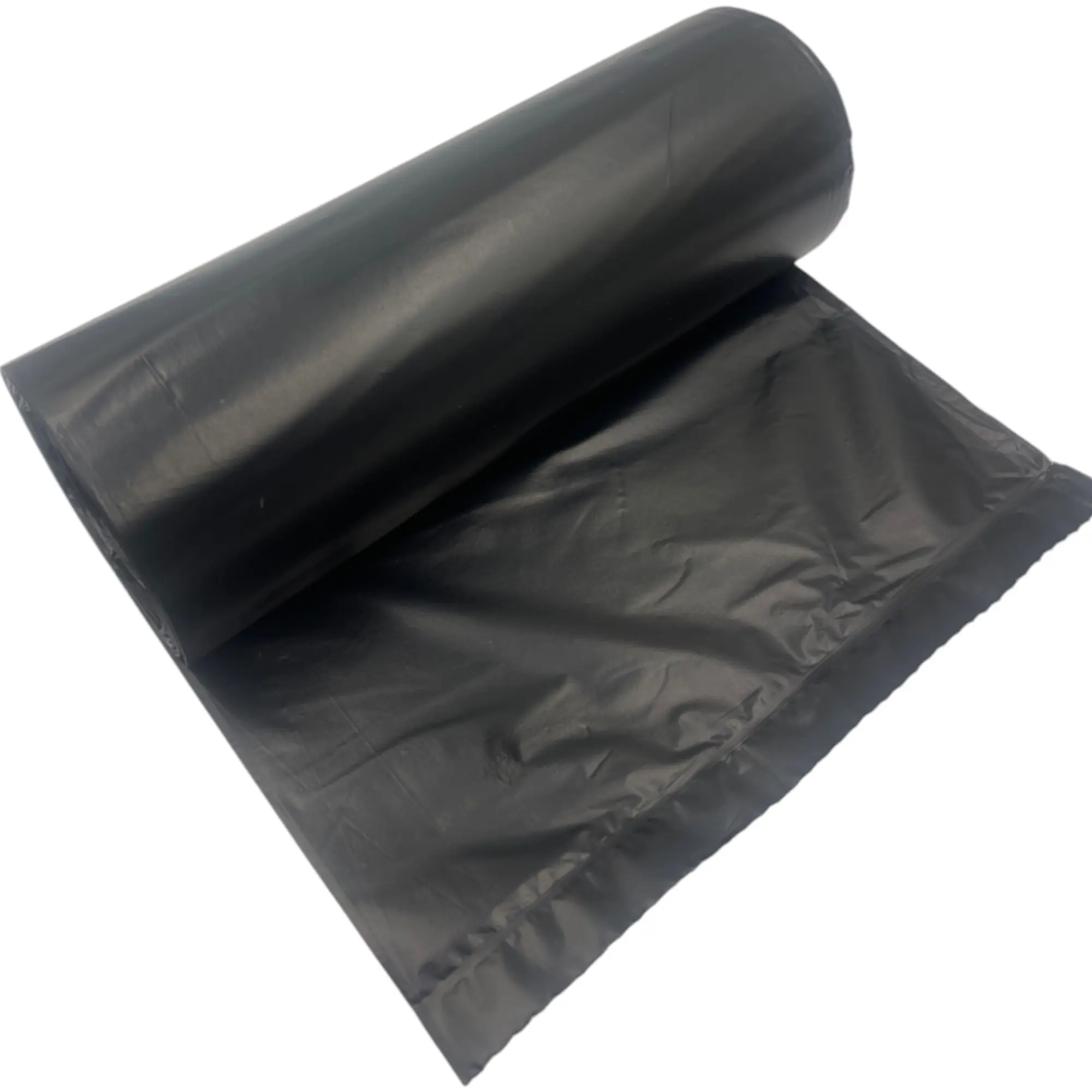 Bitterplum 110L Heavy Duty Bin Bags – Flat Top Extra Strong Refuse Sacks, Tear-Resistant, 30 Microns, 100% Recycled, Black Bin Liners for Kitchen, Home, Office, Commercial Use (Various Pack Sizes)