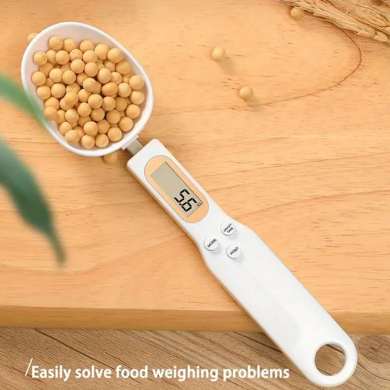 1pc Digital Kitchen Scale, 500g/0.1g Precision Electronic Measuring Spoon, Handheld Food Weighing Scale, Battery Powered, Non-rechargeable, for Home Cooking and Baking Utensils Cover 4