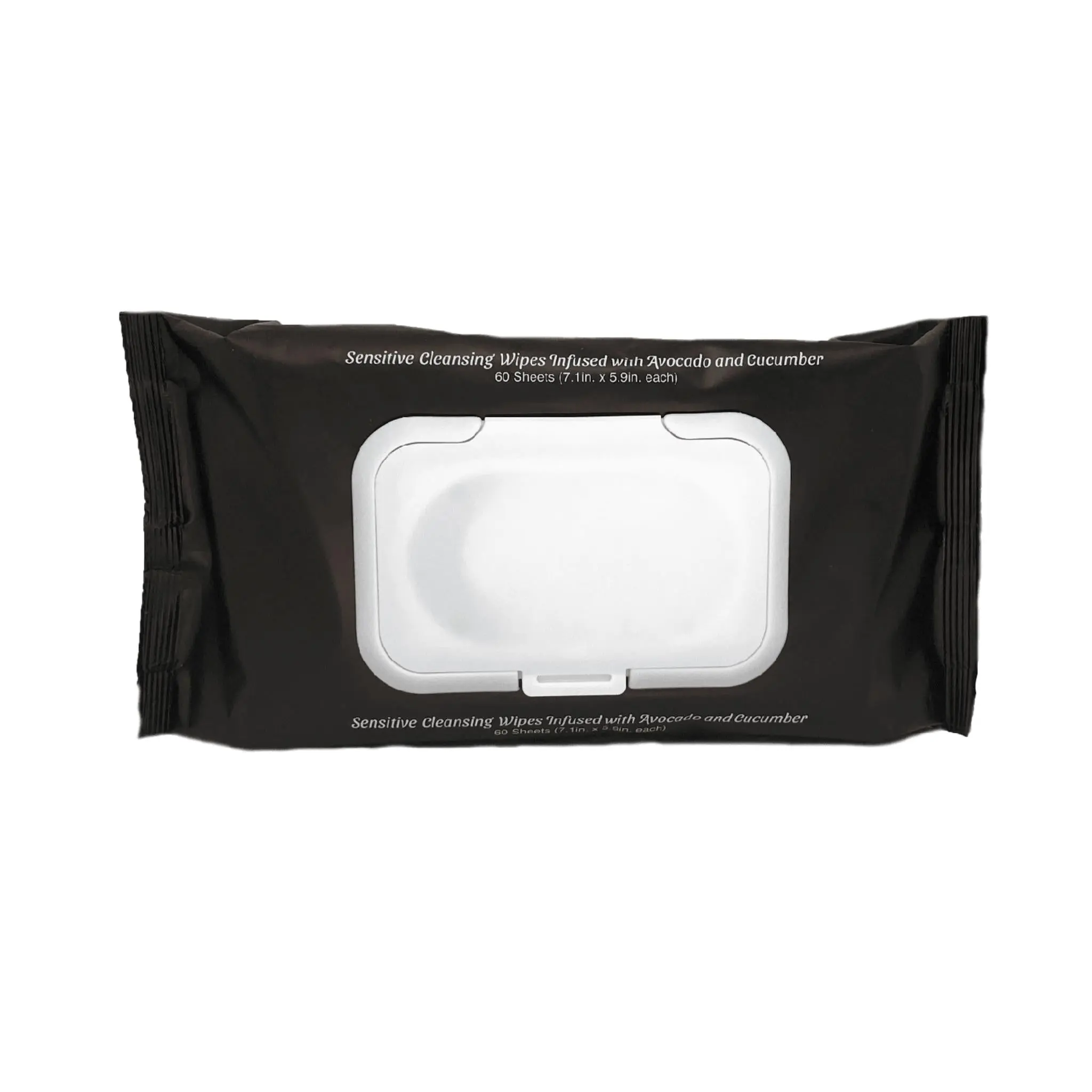 Makeup Wipes 60 Sheets – Avocado & Cucumber for Gentle Cleansing