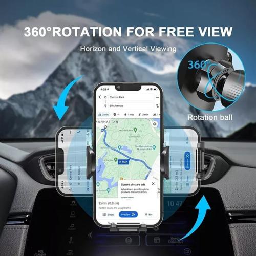 Car air outlet fixed mobile phone holder anti-shake car mobile phone holder air outlet mobile phone holder navigation suitable for all mobile phone models 5