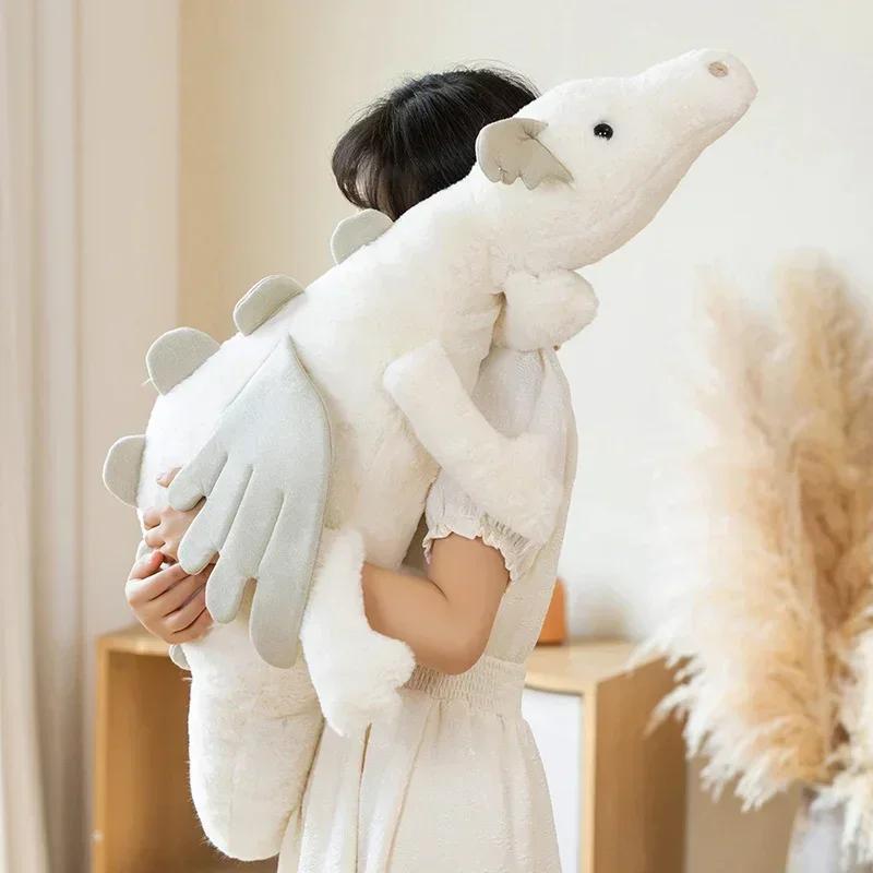 New Dragon Plush Toys Stuffed Dinosaur Flying Wings White Pink Green Blue Dragons PLushies Dolls Birthday Gift 4