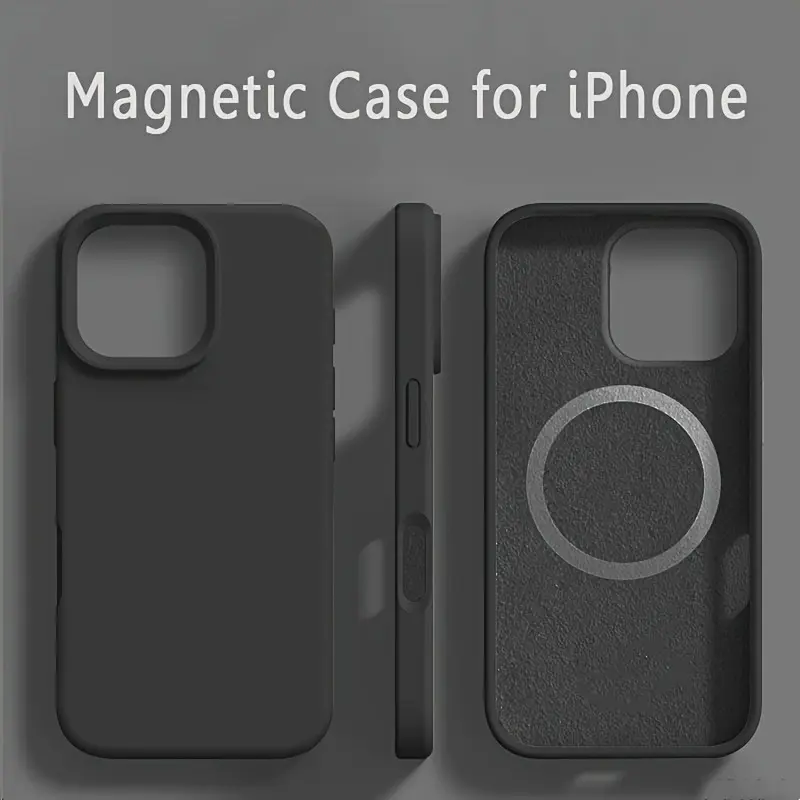 [Liquid Silicone] Original Liquid Silicone Magnetic Cases for iPhone 16/15/14 Plus/13/12 Pro Max/11 - Wireless Charging Compatible - Perfect for Christmas Presents 4