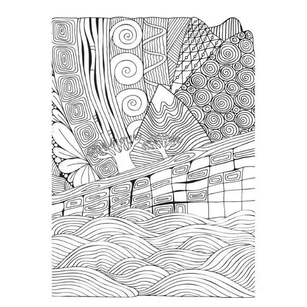 Pack of 2 A4 Colouring & WordSearch Puzzle Books for Adults / Older Children Mind Relaxing 7