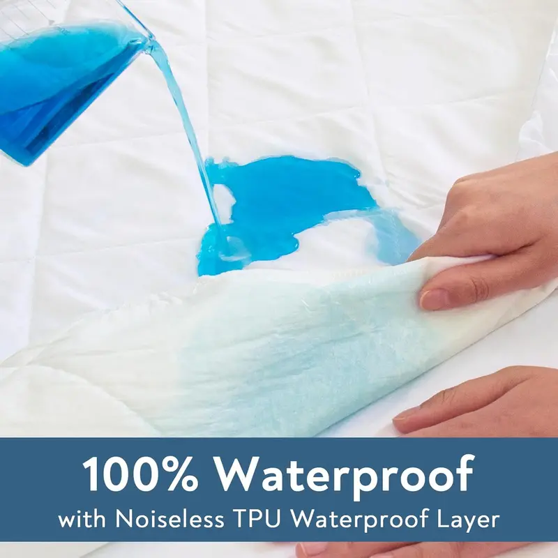 100% Water Proof EXTRA DEEP QUILTED MATRESS MATTRESS PROTECTOR FITTED BED COVER ALL SIZES 1