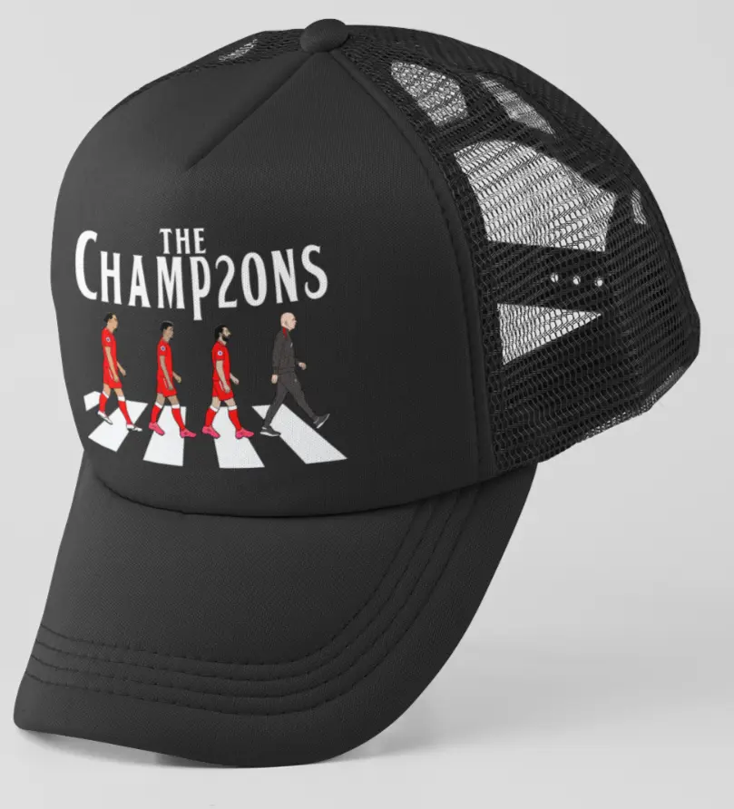 Liverpool 2025 League Champions Black Snapback Cap for Men
