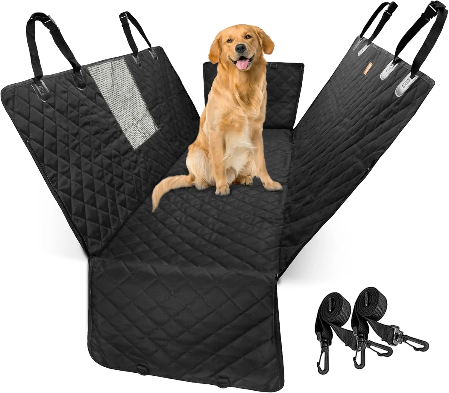 Pet Car Seat Cover for Dogs & Cats – Waterproof Hammock, Protector & Bench Cover | Universal Fit for Cars, SUVs & Trucks | Scratchproof, Nonslip & Easy to Clean