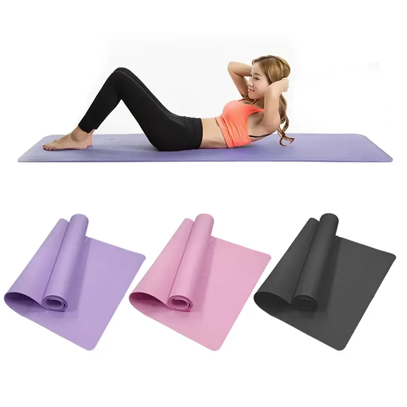 4MM Thick EVA Yoga Mat for Exercise, Pilates, and Gymnastics