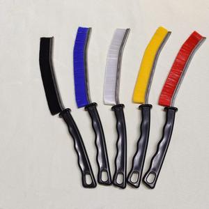 5pcs Stainless Steel Gap Brush, Wall Mounted Bathroom Crevice Cleaning Brush, Multifunctional Tile Gap Cleaning Brush