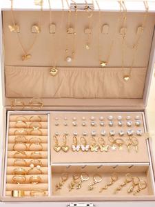 Women's Elegant Rhinestone & Faux Pearl Decor Jewelry Set, Butterfly Design Exquisite Trendy Jewelry Set, Including Pendant Necklace, Ring, Earrings, Summer Chic Gorgeous Jewelry Set for Party Decor, without Box