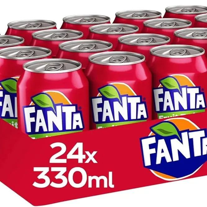 Fanta Fruit Twist Drink with Bold Flavour, Low Sugar, Refreshing Taste, 24 x 330ml Cans 5