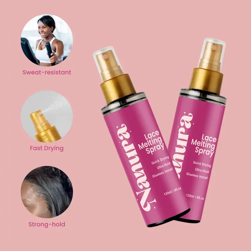 Lace Melting Spray with sunflower Seed Oil & Tea Tree Oil red one wig hairstyles 1