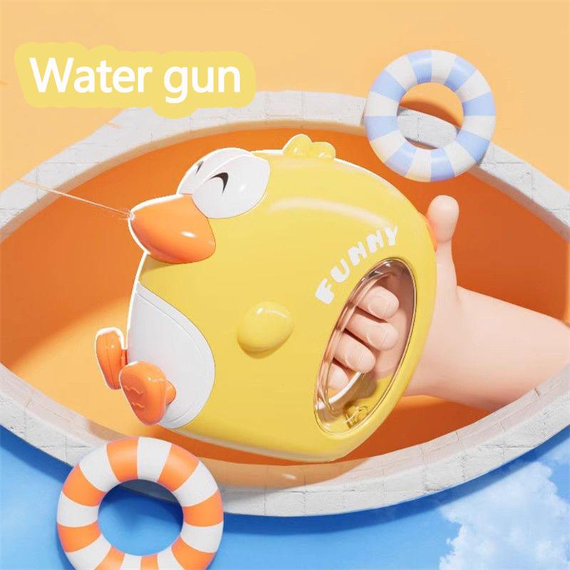 Electric Water Gun Kids Summer Toy Cute Yellow Duck Water Shooting Games Outdoor Toys Pool Beach Party Children Birthday Gifts 1