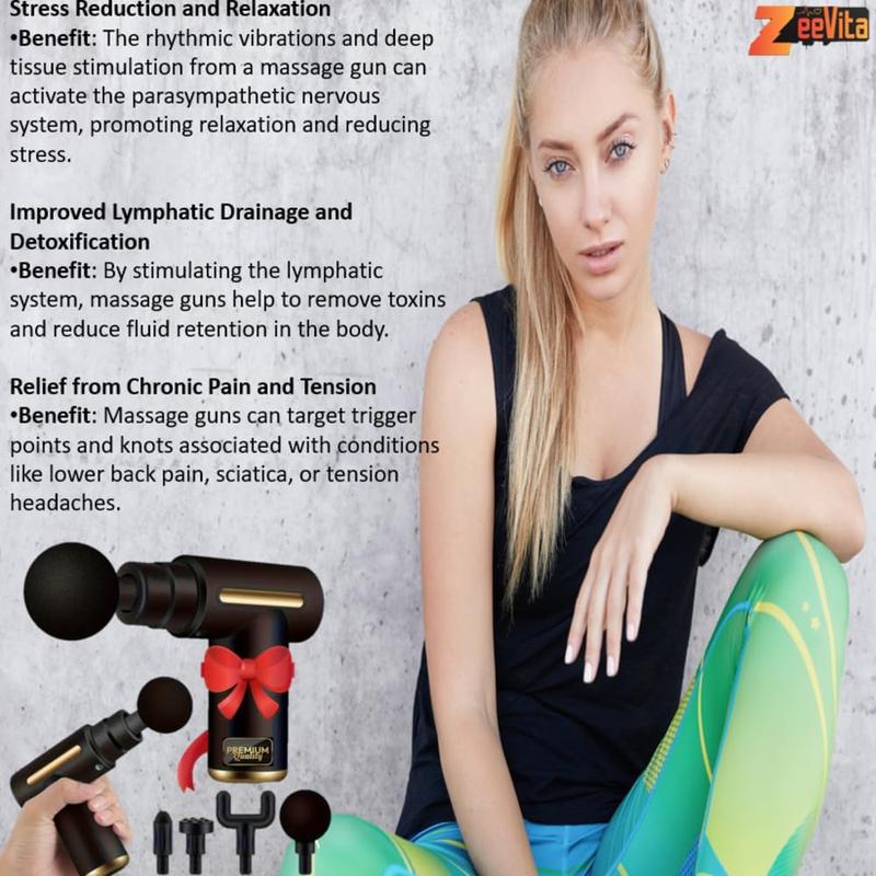 Product Introduction of Powerful Mini Massage Gun Deep Tissue, Muscle Percussion Massager with 6 Speeds for Pain Relief Recovery, Portable Massager for Muscle Tension Shoulder Back Body Neck Arm Legs Relaxation 8
