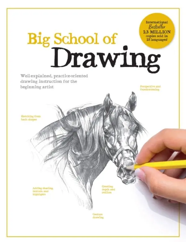 Big School of Drawing - Paperback Book - Well-explained, practice-oriented drawing instruction for the beginning artist - by Walter Foster Creative Team - 9780760382004 - Quarto Publishing Group USA Inc 0