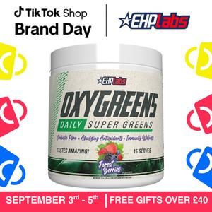 EHPlabs OxyGreens Daily Super Greens Powder - On The Go Stick Packs & Tubs -  Fruit & Vegetable Supplement Healthcare Edible Dietary Fitness Muscle Optimum Muscle Optimum Fiber