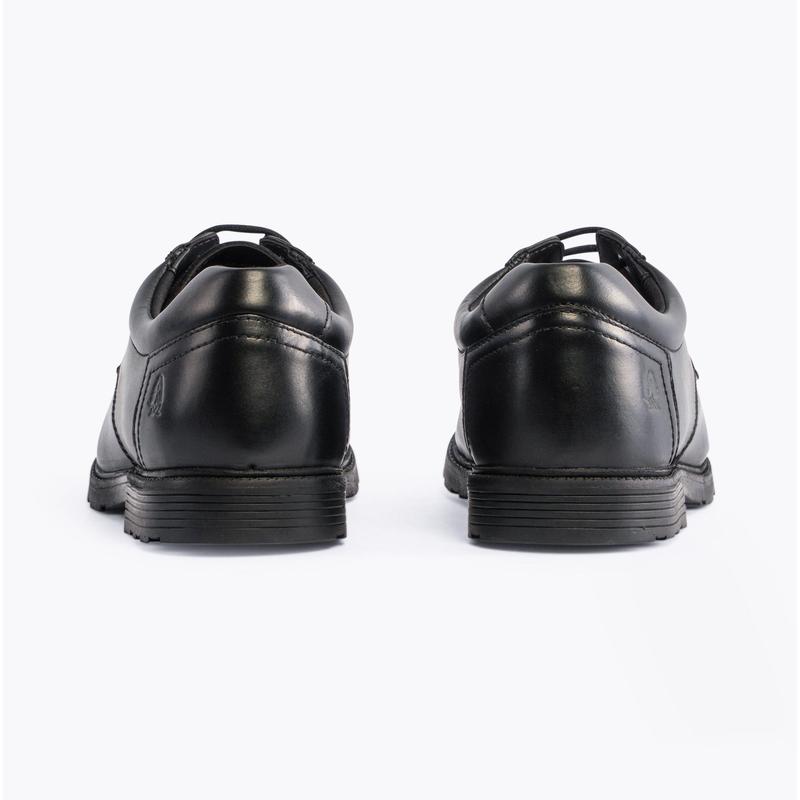 Hush Puppies OLIVER SNR Boys Shoes Black School 3