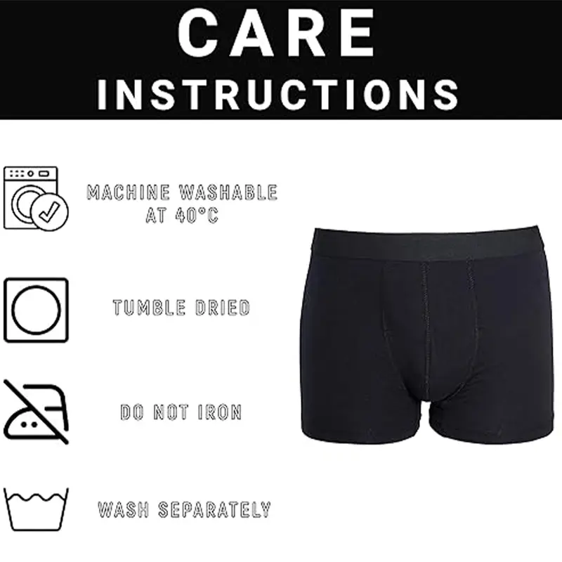 Pack of 6 Men's Assorted Cotton Stretch Boxer Shorts Comfort Fit Underwear with Waistband For Men MB04 Black Navy Grey by Sock Stack 7