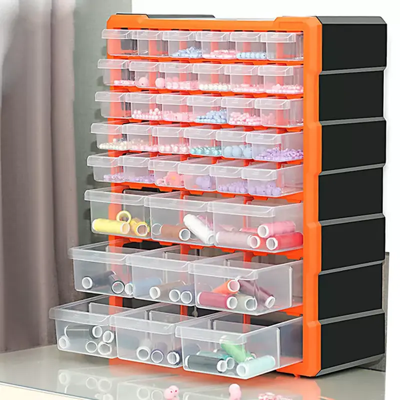 DIY Storage Organizer Unit Small Parts Craft Box Stationary Cabinet Multi Drawer 5