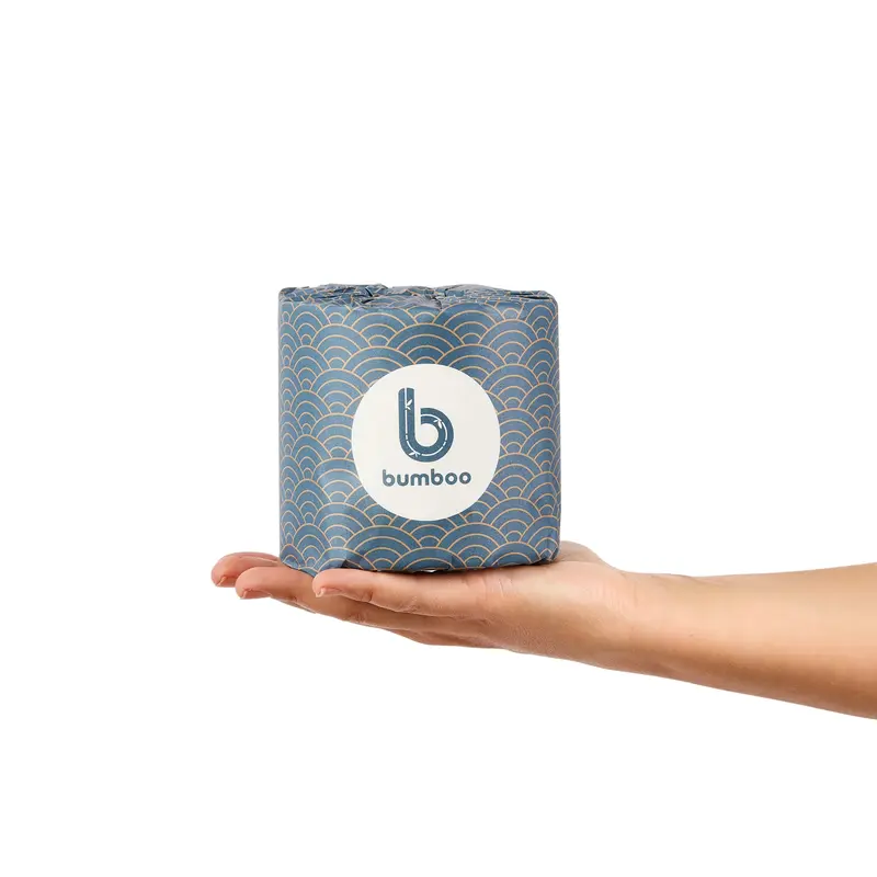 wrapped bamboo toilet paper - 48 extra long rolls 6