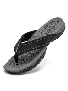 HOBIBEAR  Men's sandals, slippers, new breathable men's beach shoes, summer casual open toe flip flops