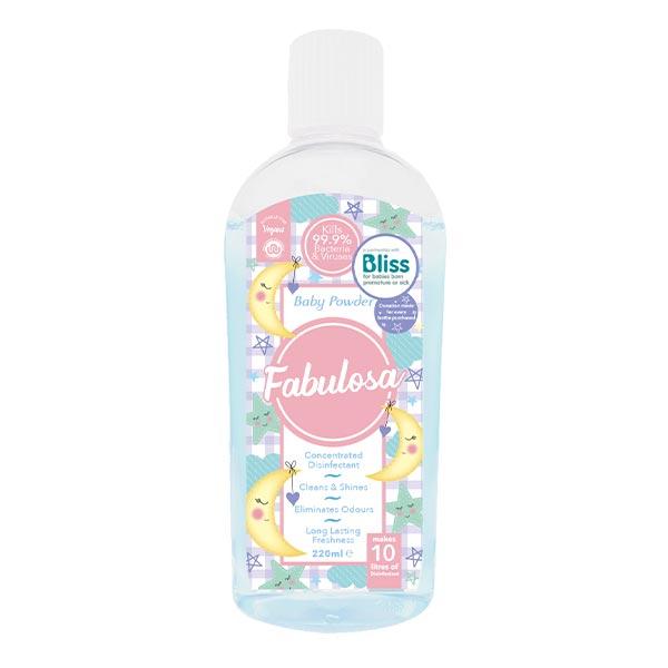 Fabulosa Multi-Purpose Concentrated Antibacterial Disinfectant Baby Powder 220ml 0