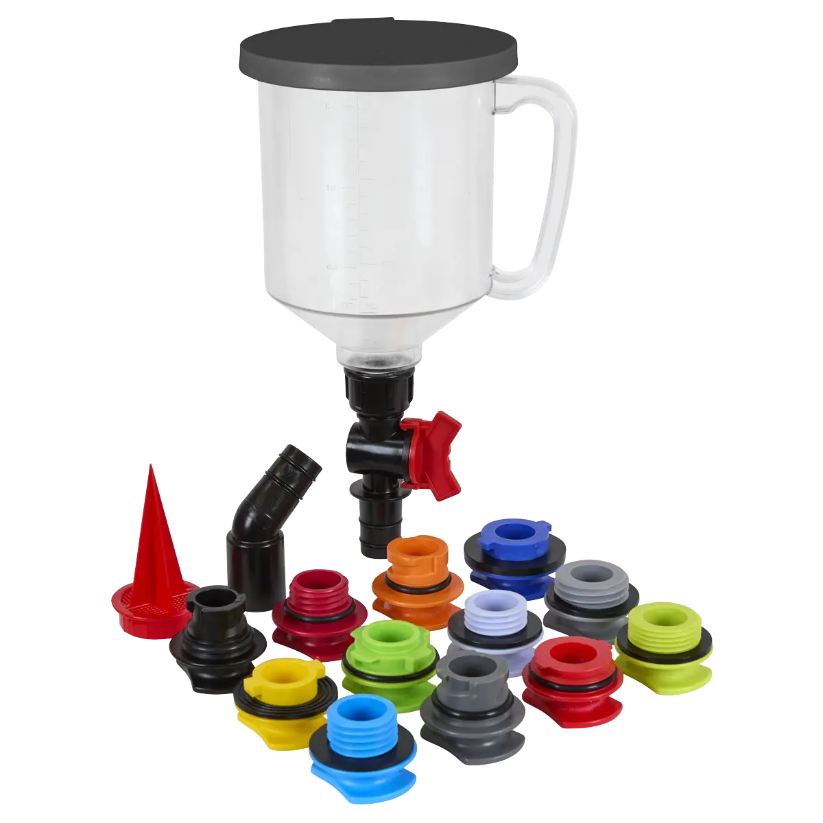 Sealey Master Engine Oil Funnel Filling Kit 15 Piece