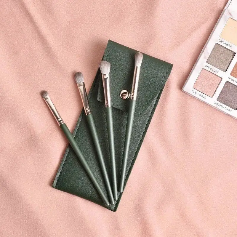 Portable and Travel-friendly Makeup Brush Set for Women - 12PCS/4PCS, Perfect for On-the-go