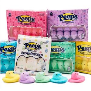 Peeps Marshmallow Easter Bunny Chick Flavours - Fluffy Sweet Treat - Rice Krispies, Dr Pepper Candy Snack Bite