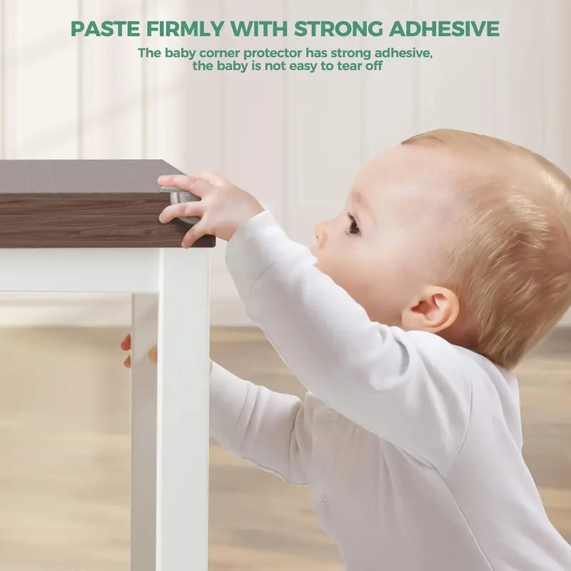 Corner Protectors for Baby Pack of 12, Thick Table Furniture Edge Protectors for Kids with Strong Adhesion, Corner Guard & Edge Safety Bumpers Clear - 6 R and 6 L 7