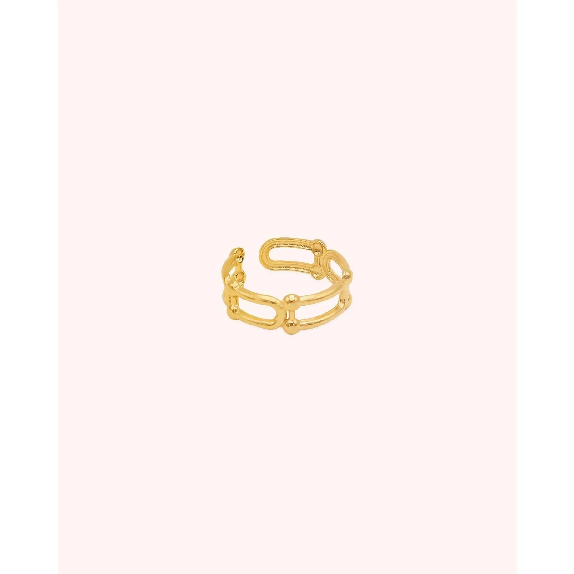 Adjustable Buckle Chain Ring