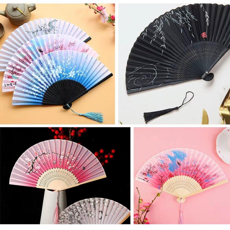 Bamboo Folding Fan | Silk | Chinese Style 4