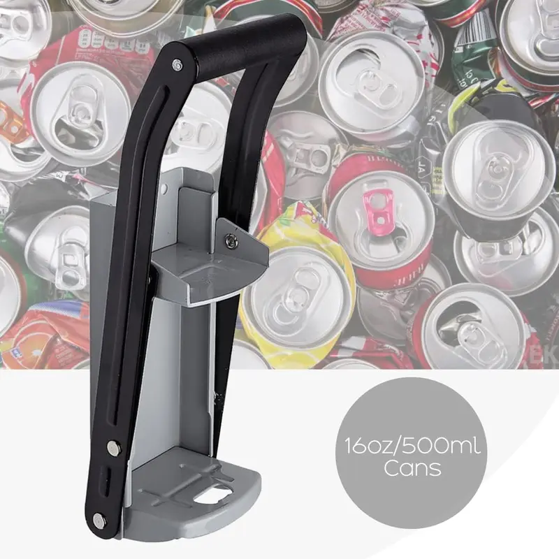 16OZ 500ML LARGE BEER TIN CAN CRUSHER WALL MOUNTED RECYCLING TOOL BOTTLE OPENER 2