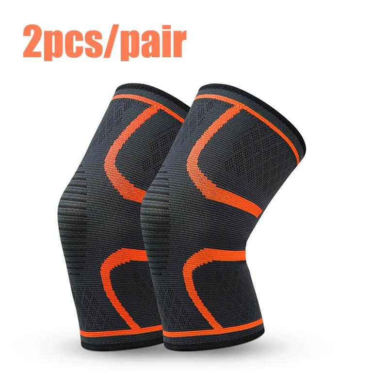 2pcs Adjustable Knee Pads - Shock-Absorbing Protective Braces for Running and Cycling 7