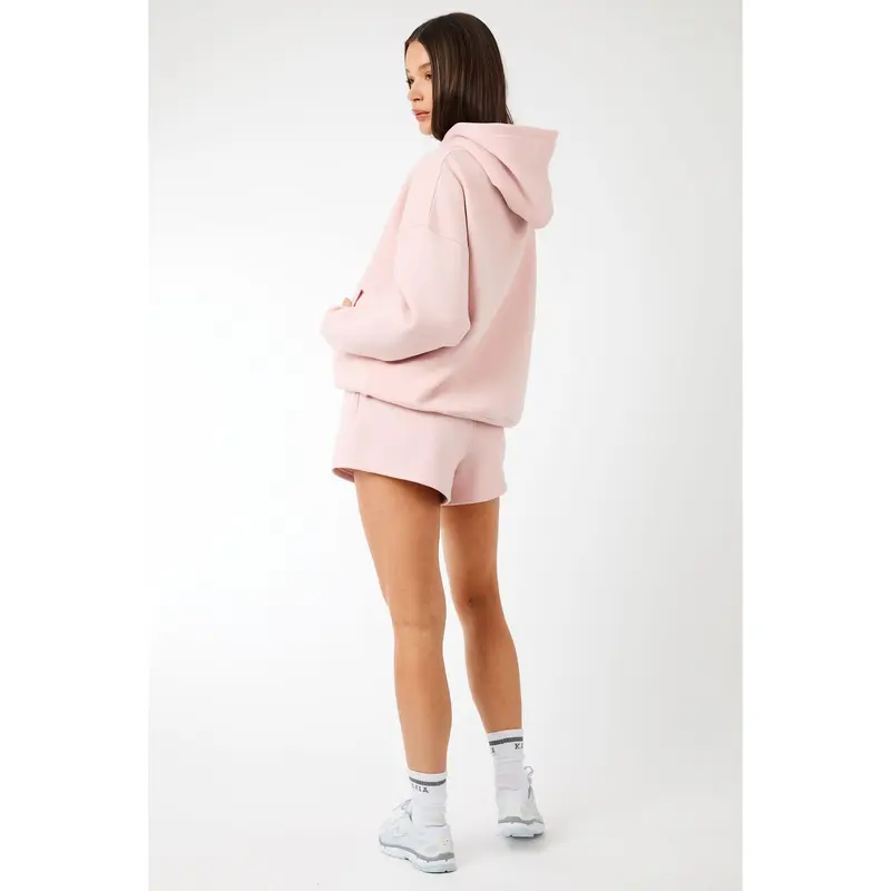 Kaiia Label Logo Oversized Hoodie Dusty Pink 4