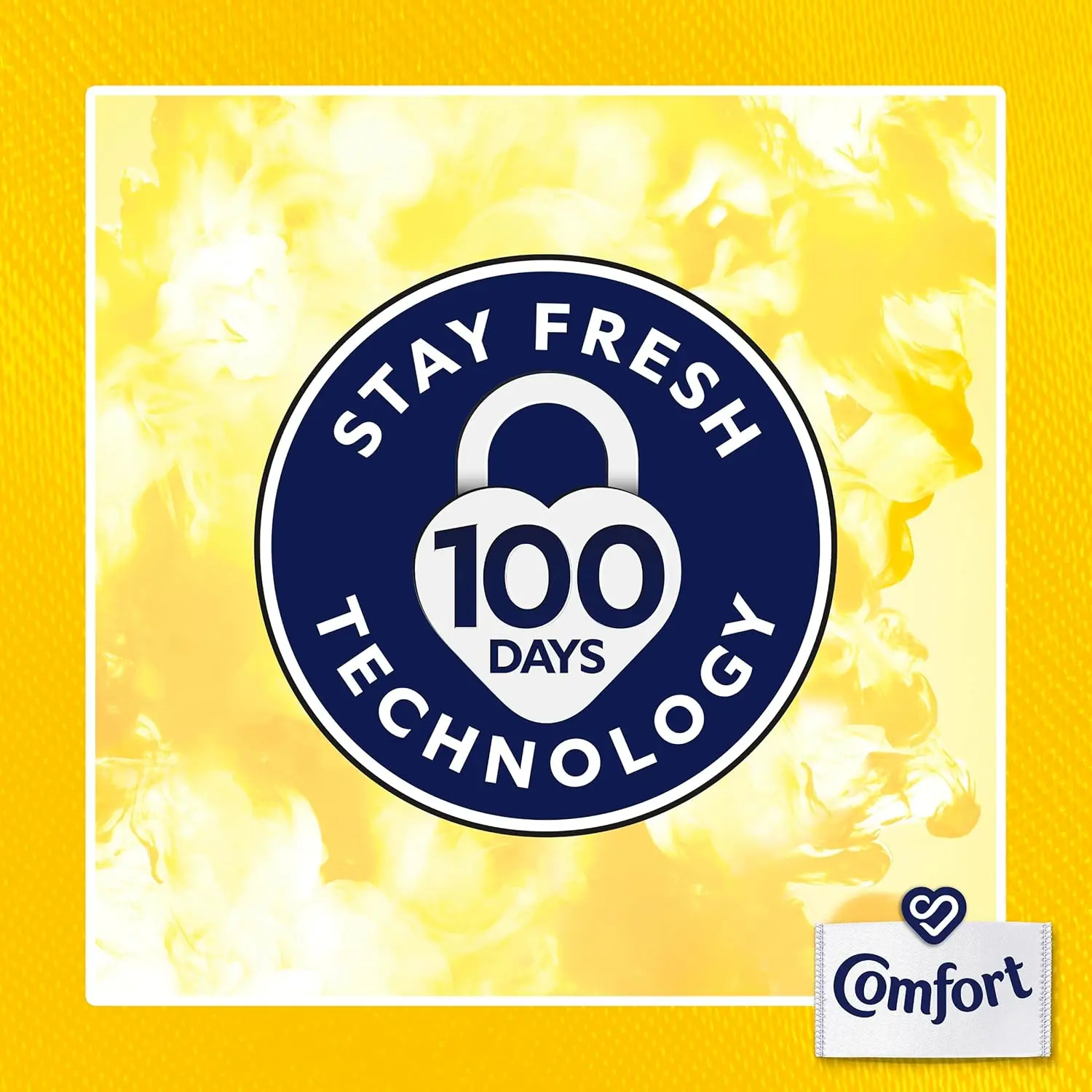 Comfort Sunshiny Days Fabric Conditioner with Stay Fresh technology for 100 days of freshness + fragrance* 160 wash 4800ml, Pack Of 1