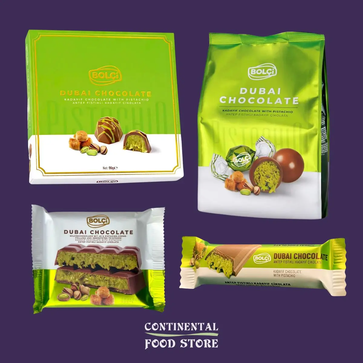 Bolci - Dubai Chocolate, 5 To Choose From - 30/120g