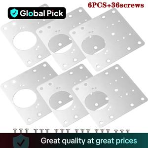 Cabinet Door Hinge Repair Plate for Lock Door, Reinforcement Plate Repair Plate, Hinge Cabinet Door Thickening Installation Fixing Plate, Heavy Duty Furniture Hinge, Parts, Hardware Tools And Gadgets, Screws, Metal Industrial