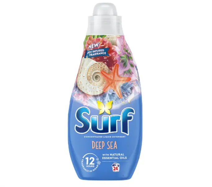 Deep Sea Laundry Washing with Joy-Infused Fragrance & Natural Essential Oils - 24 Washes - Household