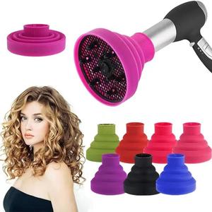 Random Color Universal Hair Dryer Diffuser, 1/2 Counts Foldable Blowout Hair Dryer Attachment Diffuser, Hair Styling Tool