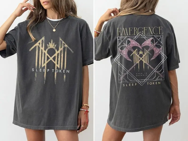 Sleep Token Even In Arcadia Shirt Emergence T-shirt Vintage Rock Band Hoodie Sleep Token Merch Gifts For Fans Men Women