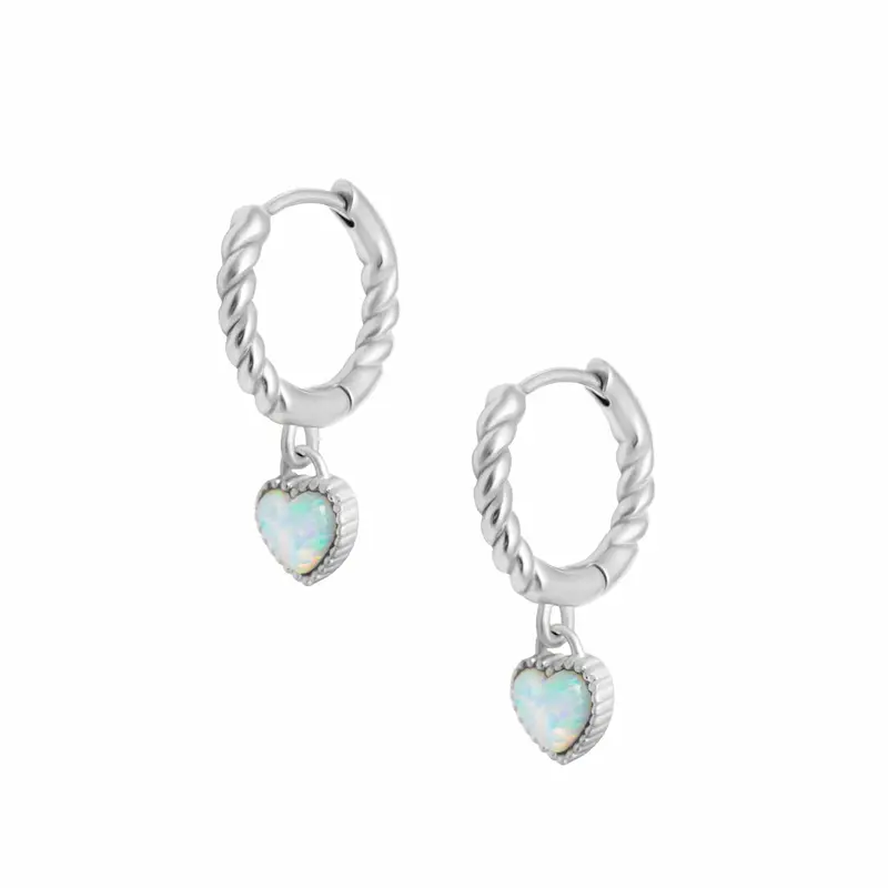 Tilly Opal Hoop Earrings 6