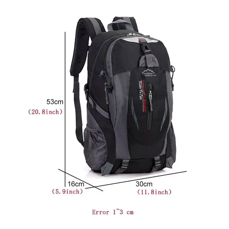 40L Large Waterproof Backpack Bag Camping Walking Hiking Outdoor Travel Rucksack 4