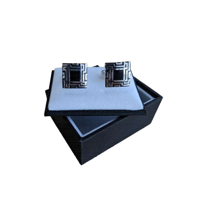 Equilibrium Jewellery - Square Patterned Cuff links 1